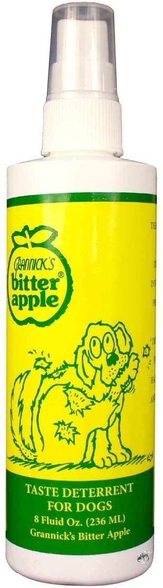 Grannicks Bitter Apple Taste Deterrent for Dogs, 8 fl. oz (236ml) (8 Ounce 1 Pack)