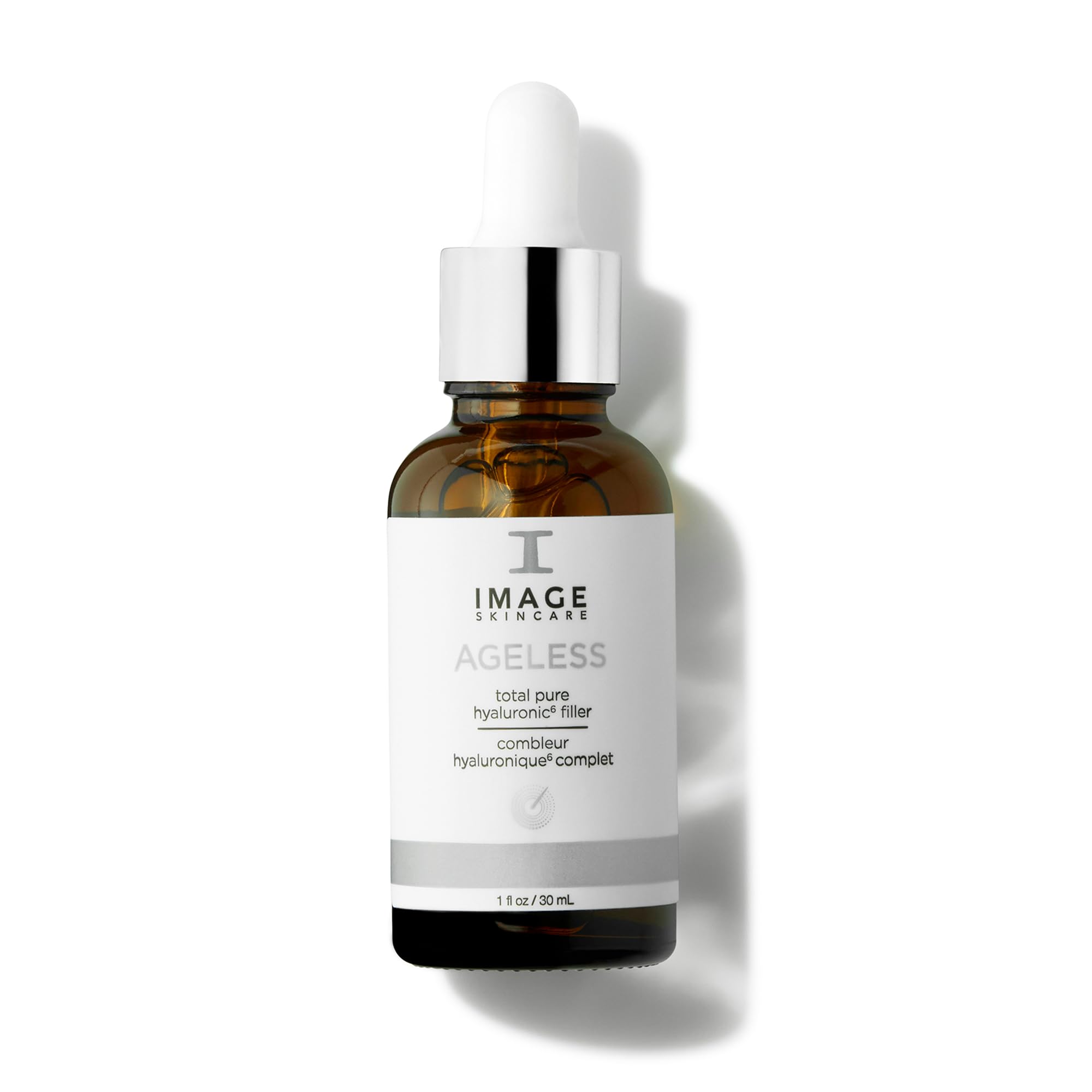 IMAGE Skincare, AGELESS Total Pure Hyaluronic 6 Filler, Facial Hydration Serum, Fill in Look of Fine Lines and Smooth Appearance of Wrinkles, 1 fl oz