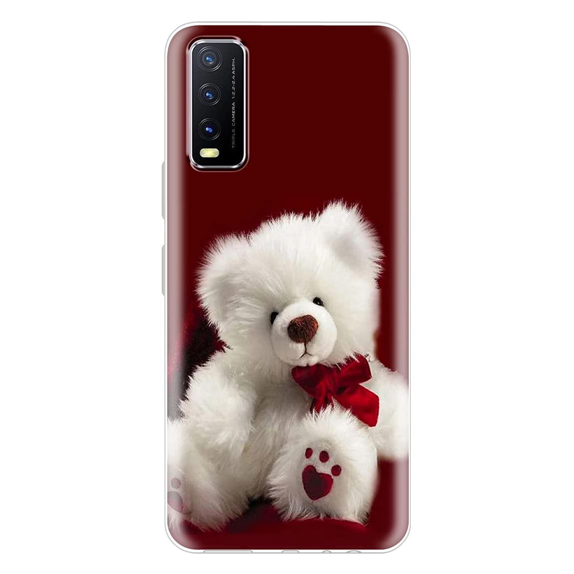 Fashionury Silicone Designer Printed Back Case Cover for Vivo Vivo Y20 / Y20i / Y20A / Y20G / Y20T / Y12s / Y12G -D040