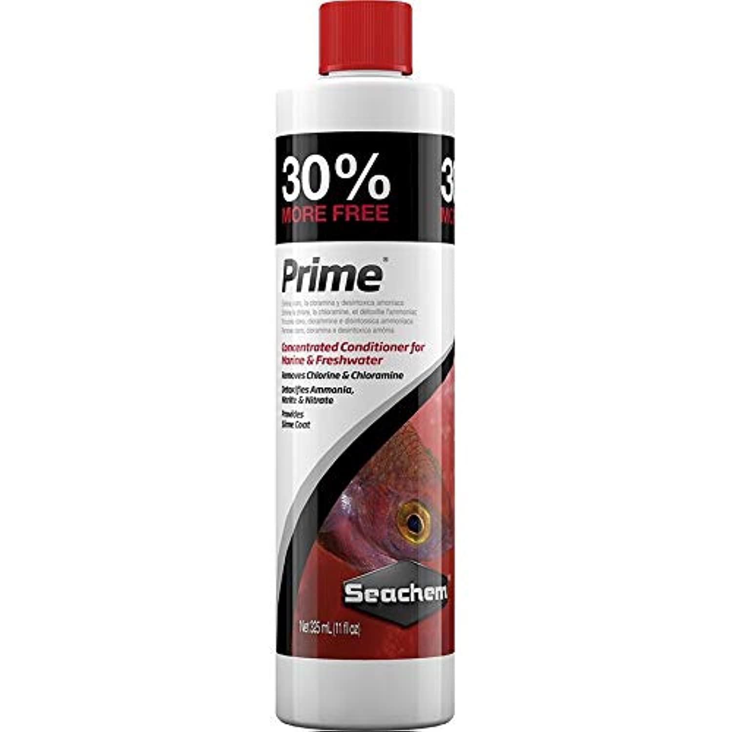 SeachemPrime Bonus +30% Free 325ML Tap Water Conditioner For Fresh & Salt Water Aquarium