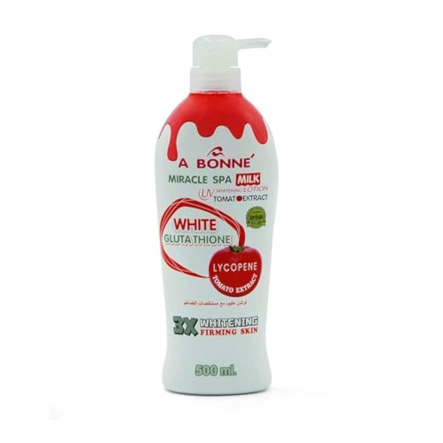 A Bonne' Miracle Spa Milk Tomato Extract Mixed UV Whitening Lotion 500ml