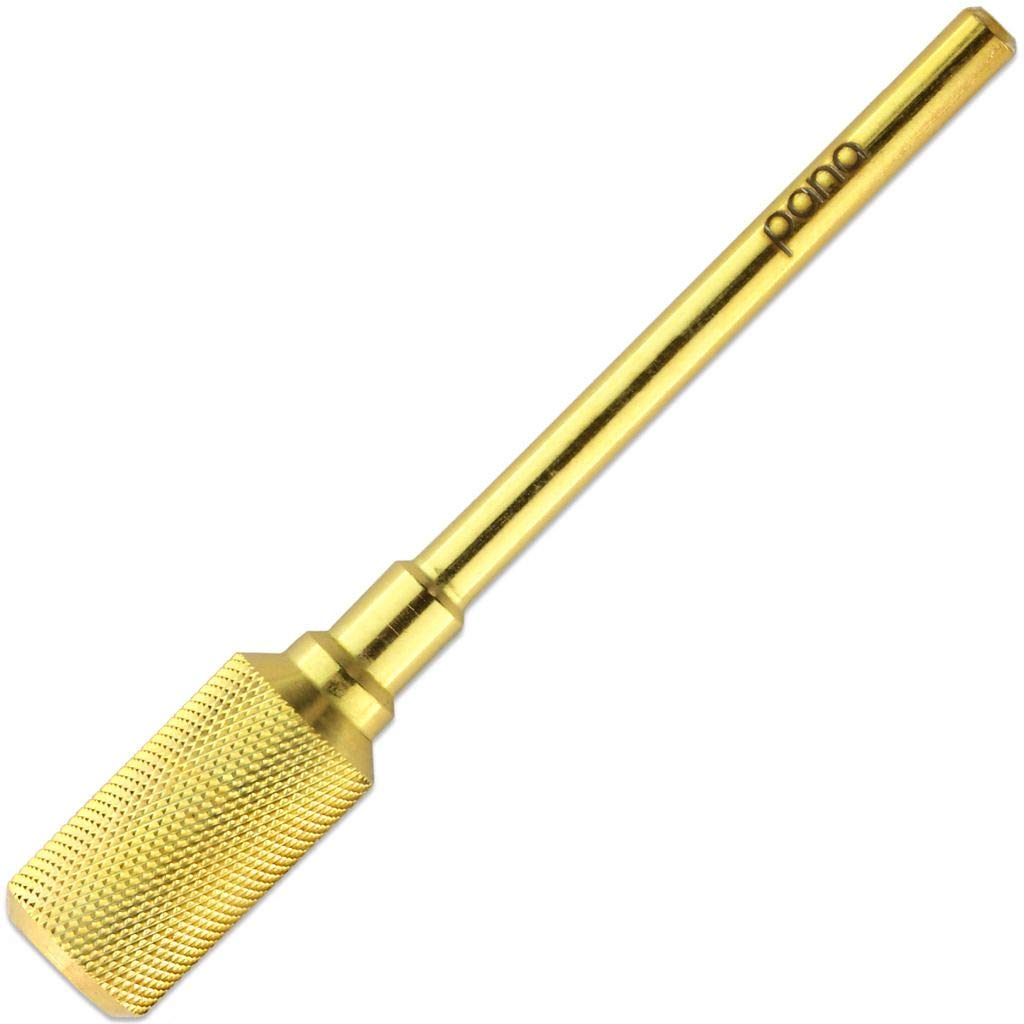 Beauticom Professional Pana Gold Large Dome Top Barrel Carbide Bit (Extra Fine) 3/32" Shank Size