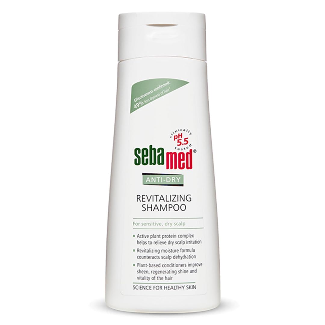 Sebamed Anti-Dry Revitalizing Shampoo | pH 5.5 I Confirmed 49% less dryness in 3 weeks | Dermatologically & clinically tested | 200ml