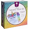 Unicorn Pillow Kit - No Sew Unicorn Craft Kit - Gifts for Girls, Arts and Crafts for Kids Ages 8-12 - Unicorn Toys for 6 Year Old Girl Gifts, Birthday, Easter, Toddlers, Teens