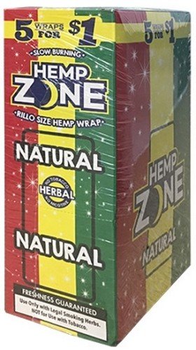 Hemp ZoneCigar Wraps (Natural)