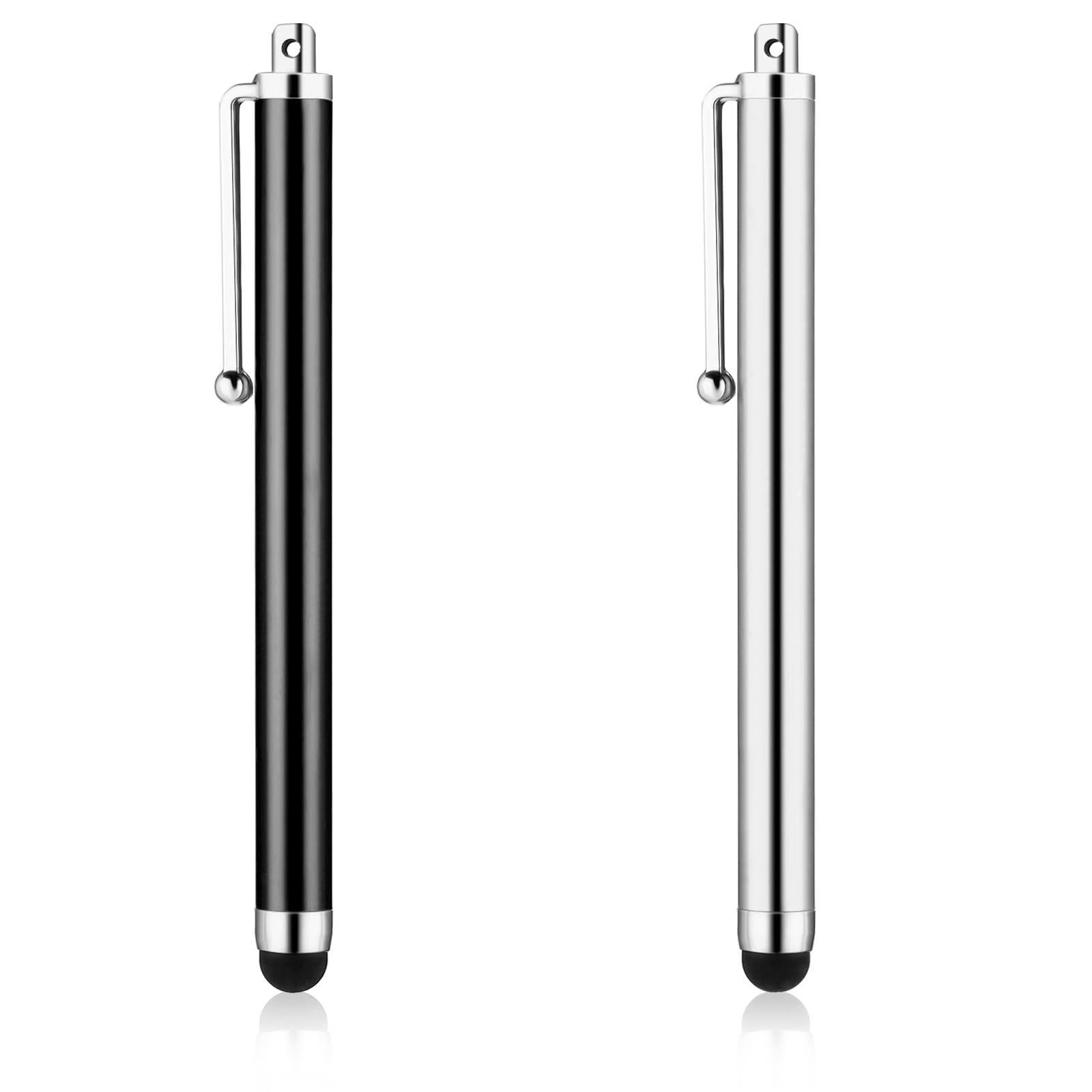 AndibroStylus Pens for Touchscreens, 2 Pack High Precision Replaceable Thin Tip Stylus Rubber Stylus Pen for Smartphone and Tablets All Universal Touchscreen Devices(D)