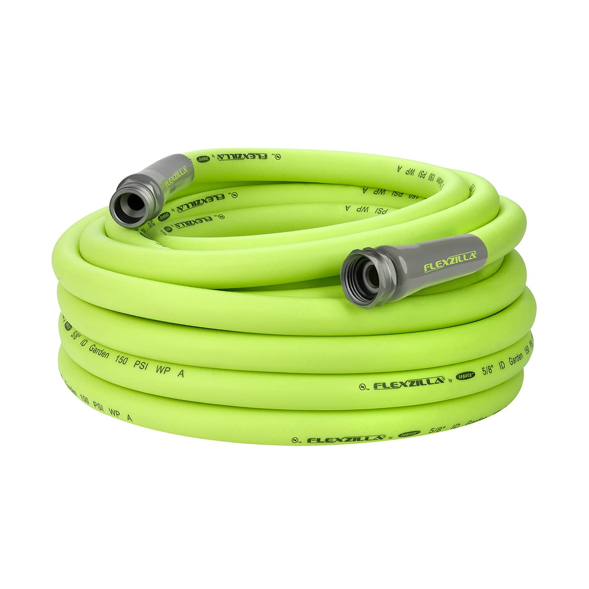 FlexzillaHFZG550YW Garden Lead-In Hose 5/8 In. x 50 ft, Heavy Duty, Lightweight, Drinking Water Safe