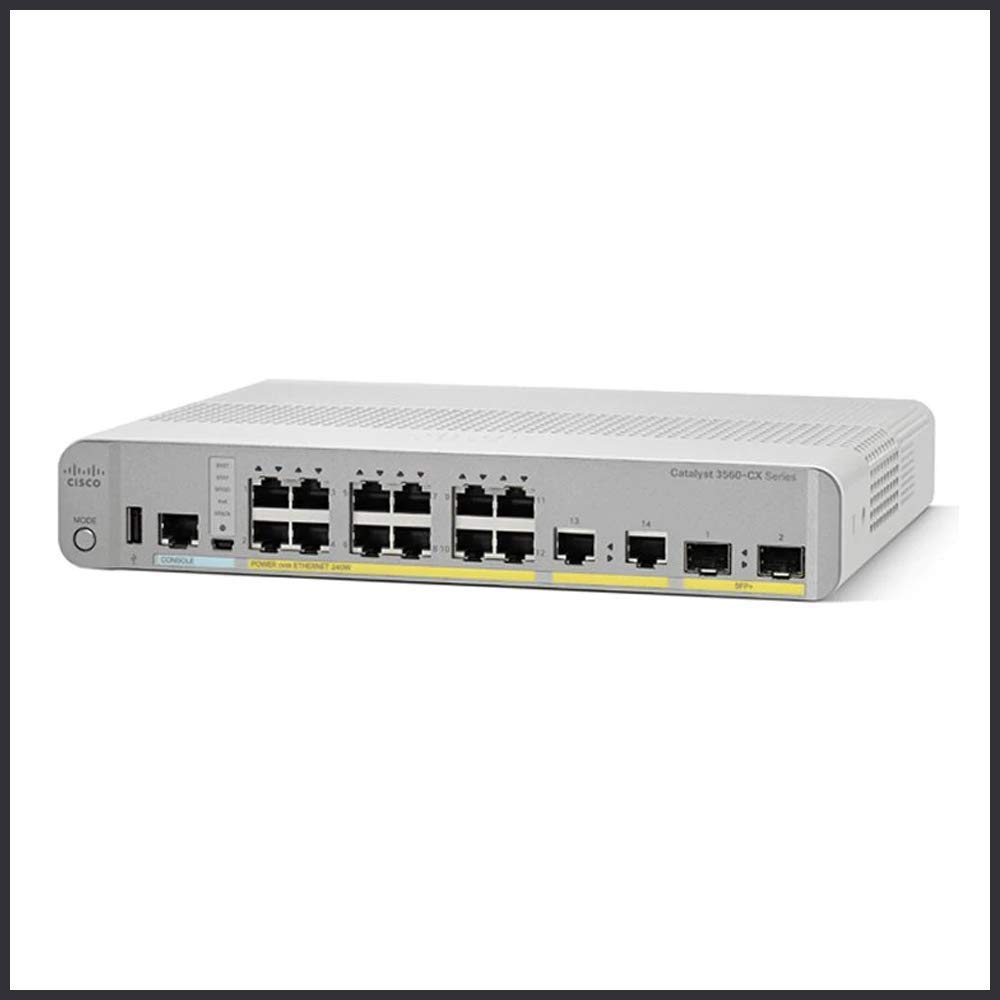 Cisco Networks Catalyst Switch | WS-C3560CX-12PC-S (New)