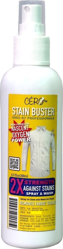 CERO ® Stain Buster For Clothes 2X STRENGTH to Remove Fabric Stains SPRAY (200ml)