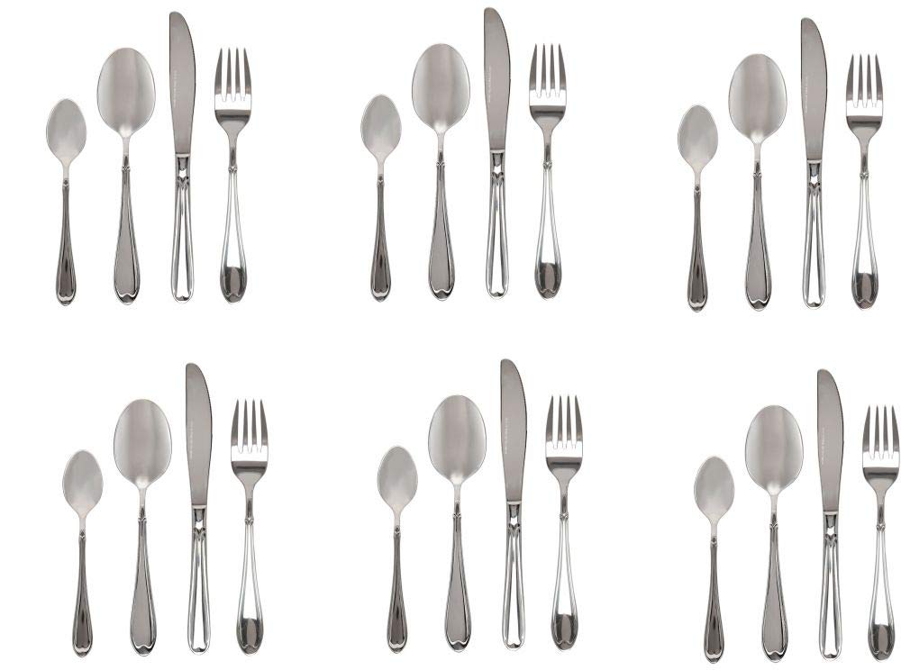 Winsor24-Piece Stainless Steel Cutlery Set With Stand Wr4000-24Pr