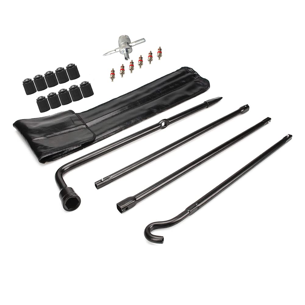 Dr.Roc Spare Tire Kit Spare Tire Tool Compatible with Ford F150 2004 to 2019 and Lincon Mark LT 2006-2014 Spare Tire Tool Kit Spare Tire Jack Handle and Wheel Lug Wrench