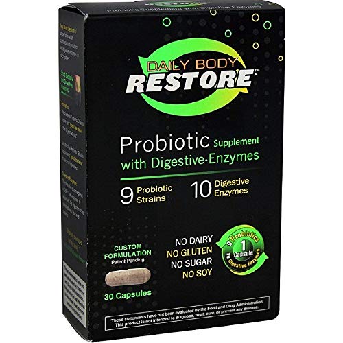 Probiotic Supplement with Digestive Enzymes - 30 Capsules