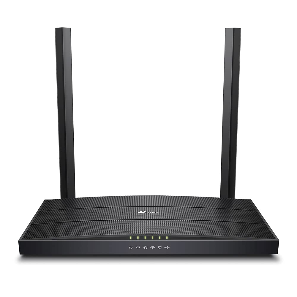 TP-Link AC1200 Wireless Dual Band VDSL/ADSL Modem Router for Phone Line Connections (BT Infinity, TalkTalk, EE and PlusNet Fibre) 1 USB, 2.0 Ports, UK Plug (Archer VR400 V2) EOL