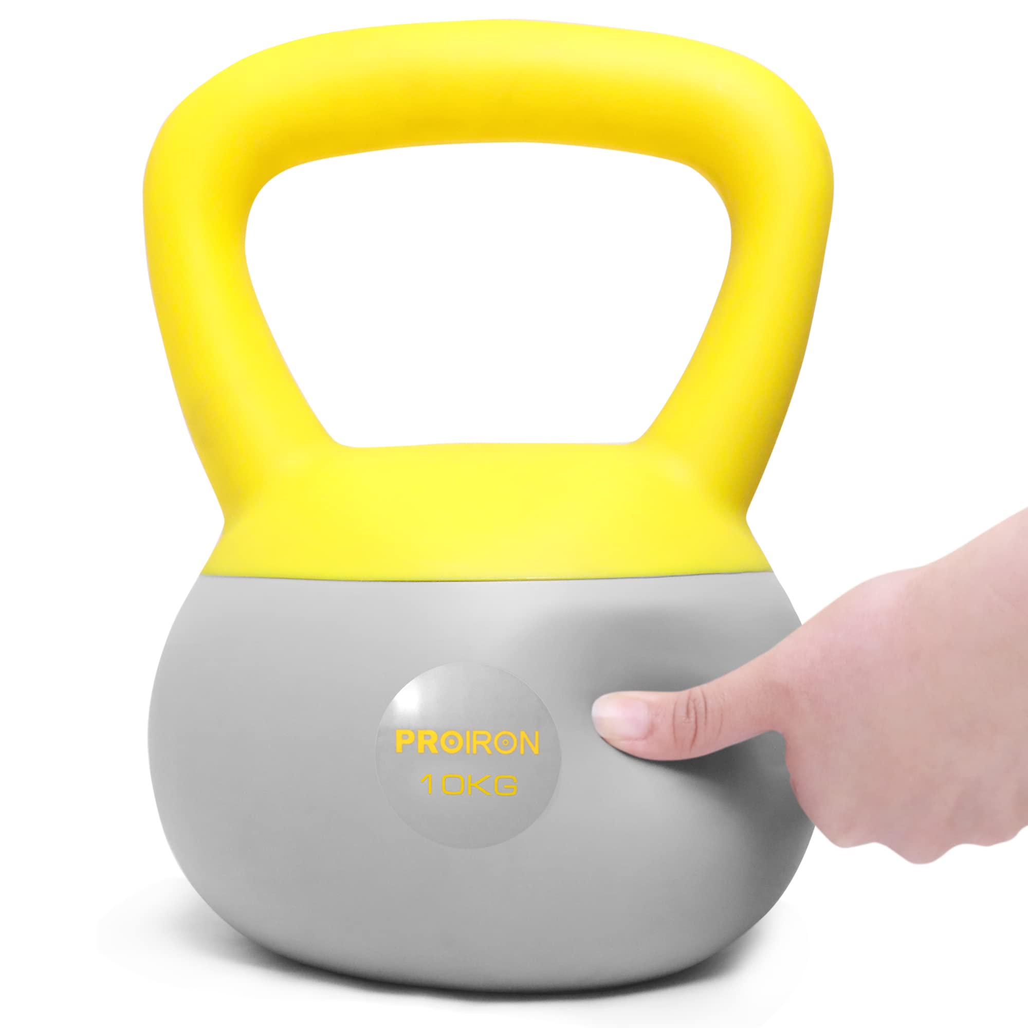 PROIRONKettlebell PVC Soft Kettlebell Weights, Strength Training Kettlebells for Weightlifting, Conditioning, Strength & Core Training - 2KG 4KG 6KG 8KG 10KG