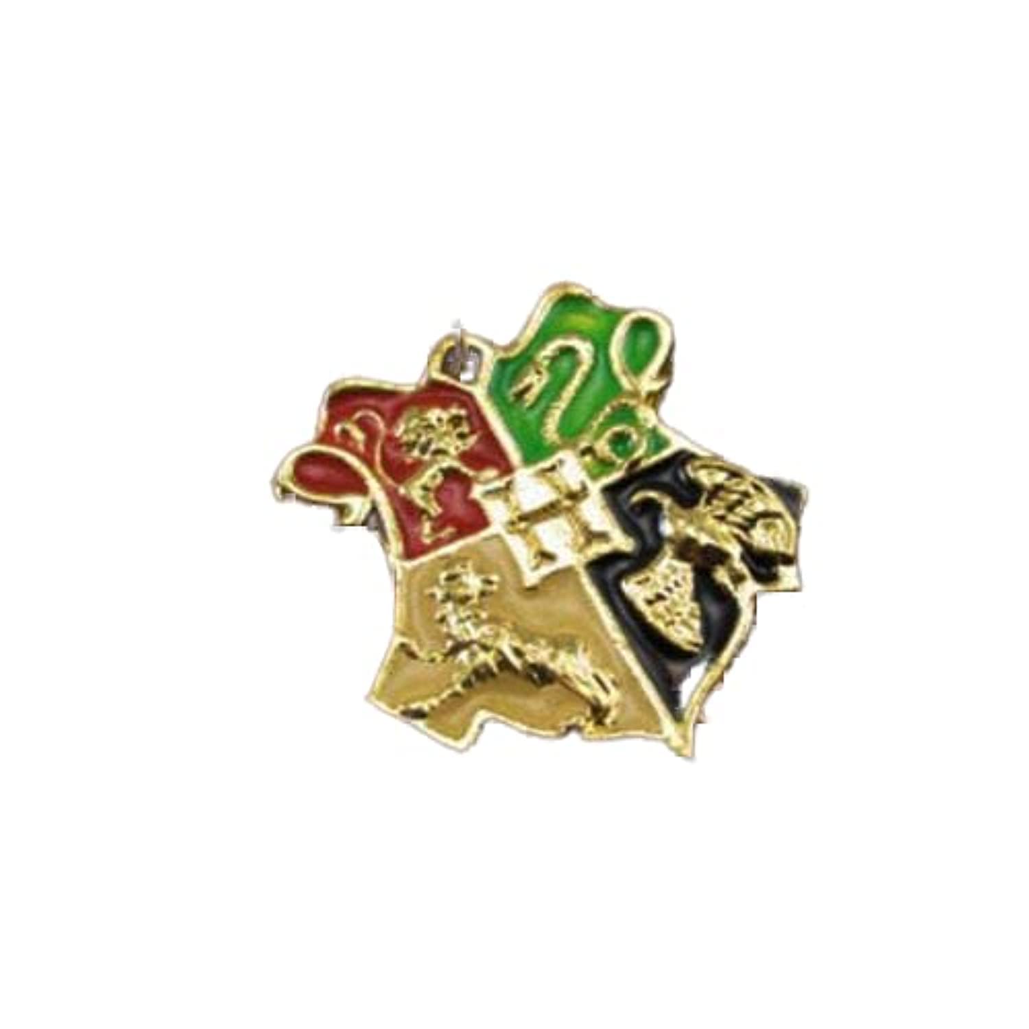 OtherHarry Potter Hogwarts Crest Logo Golden Pendant Necklace