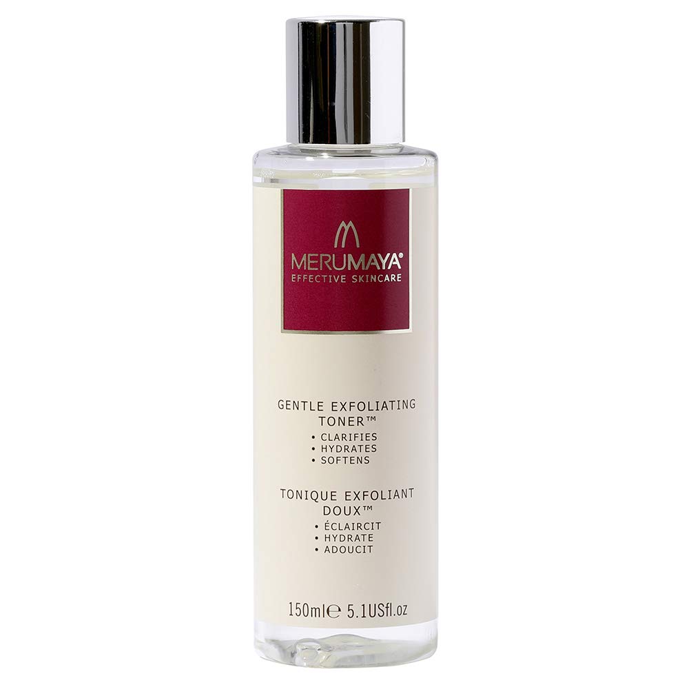 Merumaya Gentle Exfoliating Toner, With AHAs & Hyaluronic Acid To Brighten & Hydrate, All Skins, 150ml