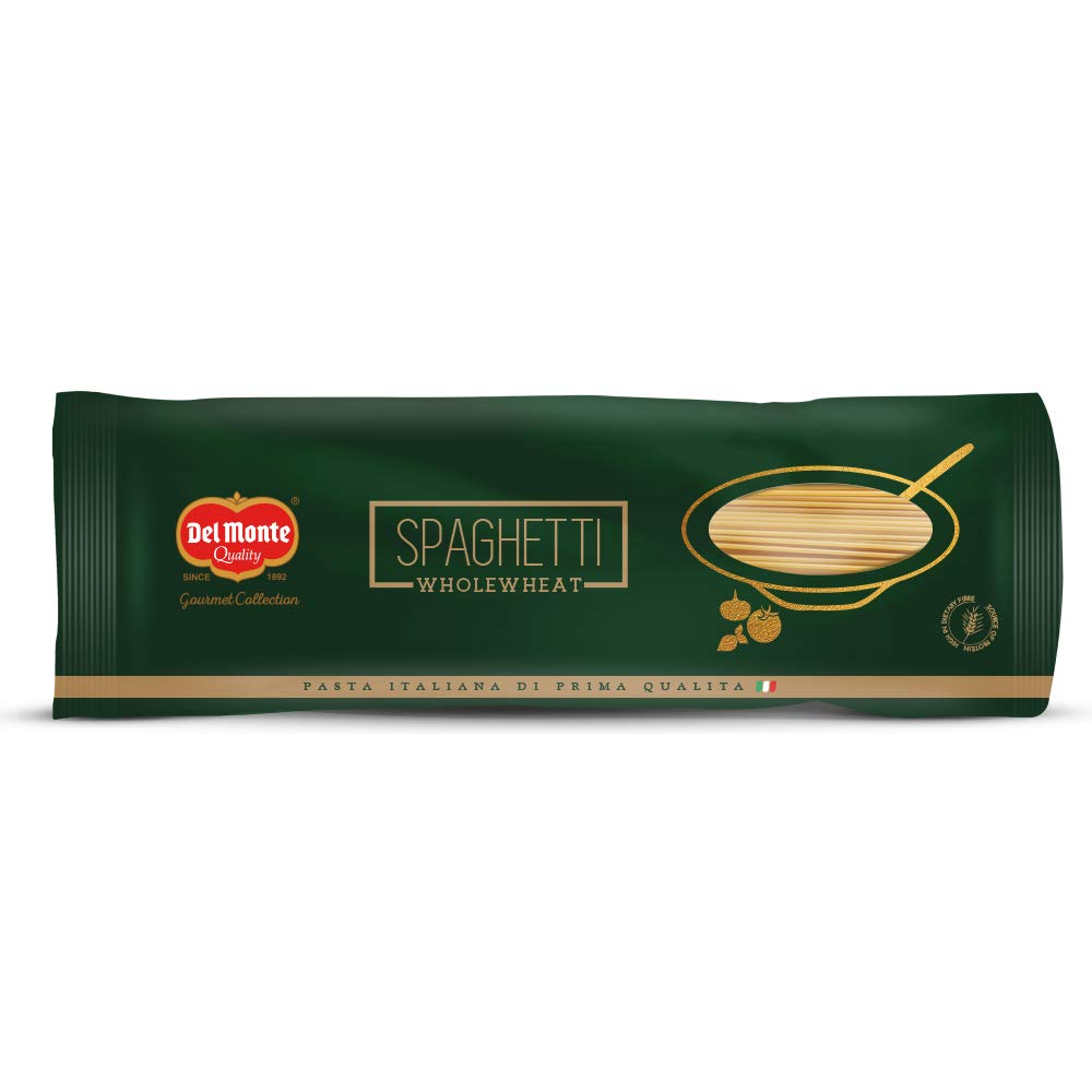 Del Monte Spaghetti Whole Wheat Pasta (Imported from Italy), 500 grams