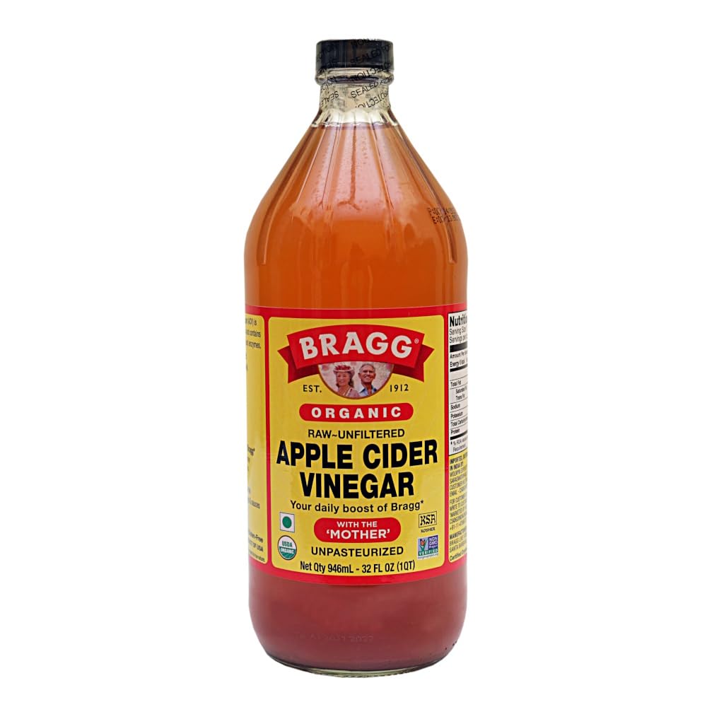 Bragg Raw Unfiltered with the Mother Apple Cider Vinegar, 946 ml