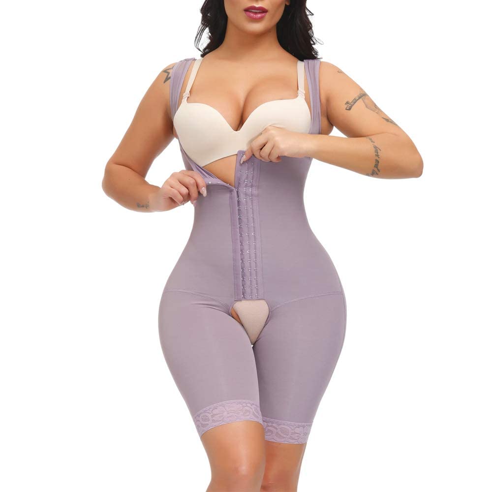 SPARSHINEShapewear for Women Tummy Control Fajas Colombianas Body Shaper Open Bust Bodysuit For Women Waist Trainer