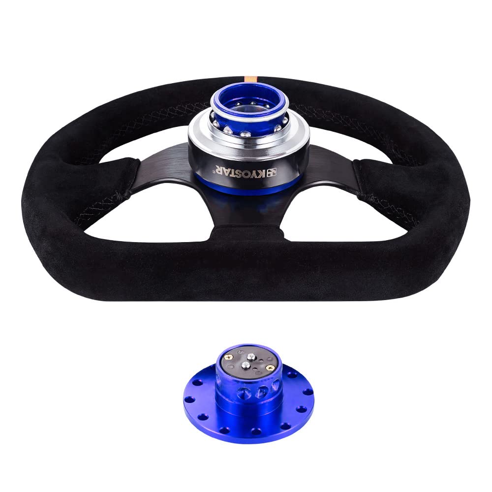 Universal Steering Wheel Quick Release Hub Adapter Spacer Blue #8315