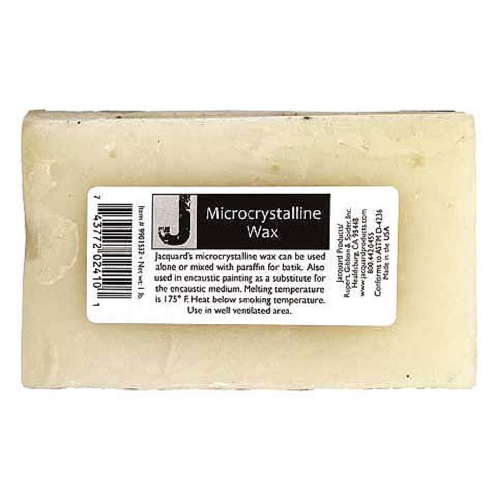 JacquardMicrocrystalline Wax, Off-White, 1 lb