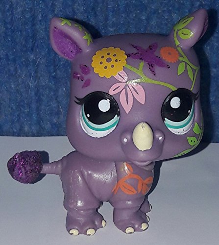 Hasbro Littlest Pet Shop Shimmer N Shine Figure #2342 Rhino