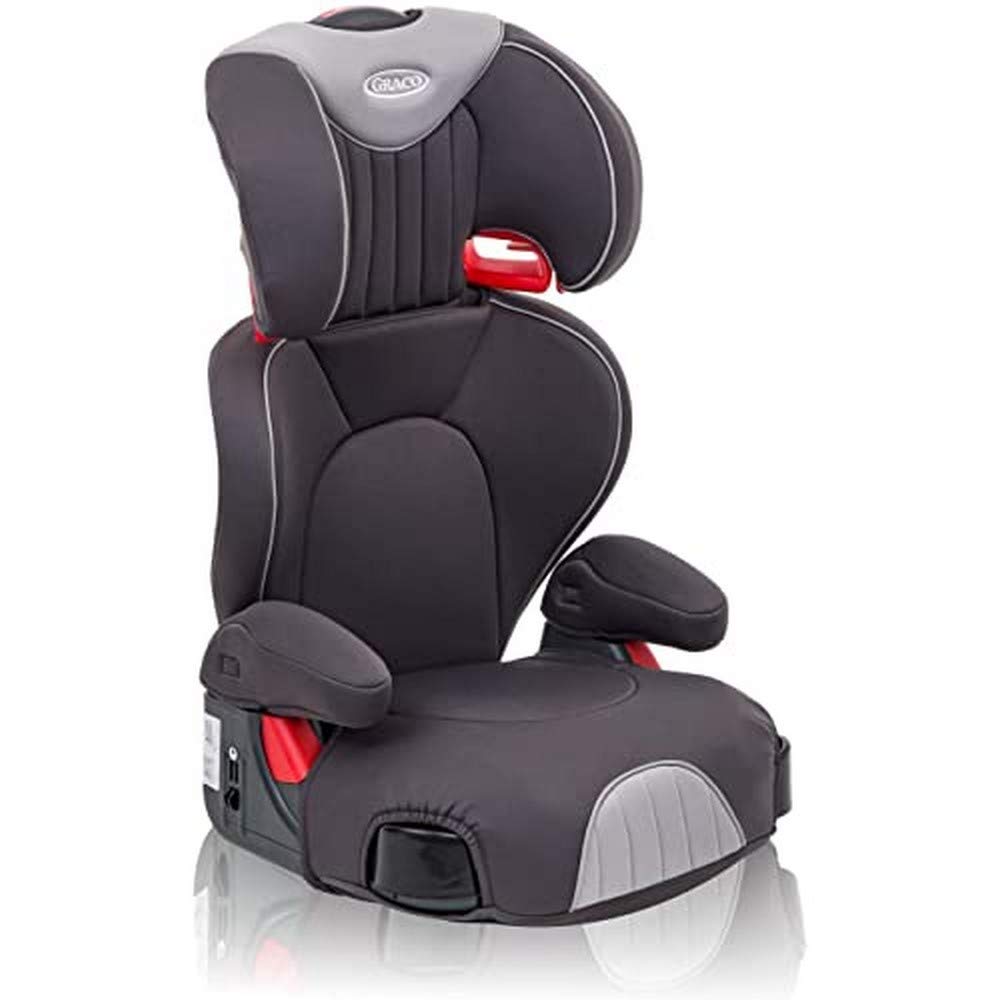 Graco Logico L R44 Highback Booster car seat with cupholders, Suitable from approx. 4 to 12 years (15-36kg), Black fashion