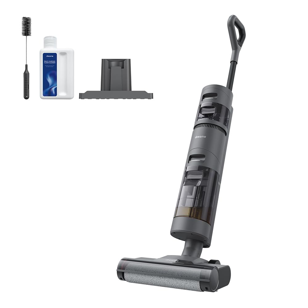 Dreame H12 Core Wet-Dry Vacuum Cleaner, Lightweight Smart Cordless Vacuum and Mop, Intelligent Dirt Detection, Automatic Self-Cleaning, for Wood, Vinyl and Other Hard Floors