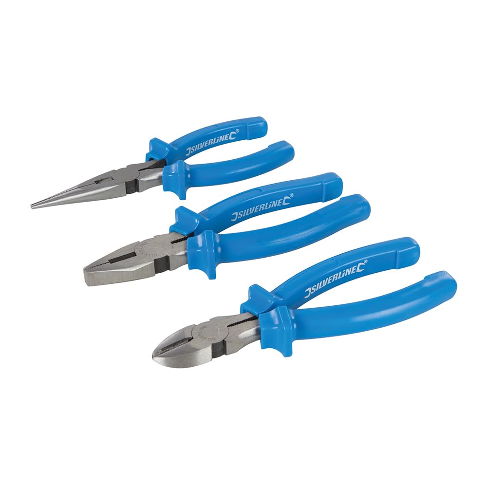 Silverline Pliers Set 3pce 160mm (427610)