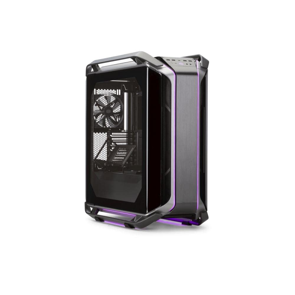 Cooler Master Cosmos C700M E-ATX Full-Tower, Curved Tempered Glass Panel, Riser Cable, Flexible Interior Layout, Diverse Liquid Cooling, Type-C, Customizable ARGB (MCC-C700M-MG5N-S00)