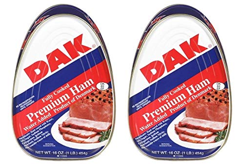 DAKPremium Ham, Fully Cooked, 16 oz. (Pack of 2)