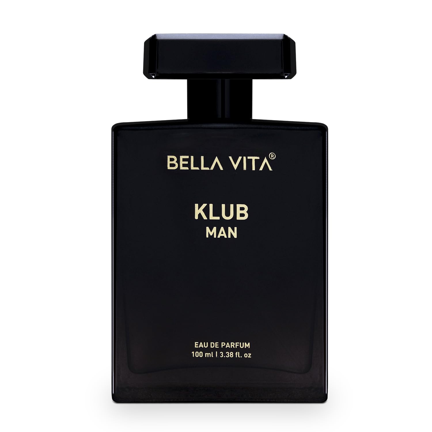 KLUB Men's Eau De Parfum (3.38 fl. oz.) | Intense, Masculine Party Perfume for Men | Family: Citrus, Spicy, Woody, Amber | Notes: Lemon, Jasmine, Rose, Musk, Amber, Vanilla, and Patchouli.