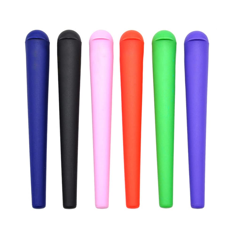 6 Pieces 118 mm Portable Doob Tube Smoking Cone Holder Rolling Cig Joint Tube for Roll-Up Cigarettes and Joints or Sealing Container Pill Case