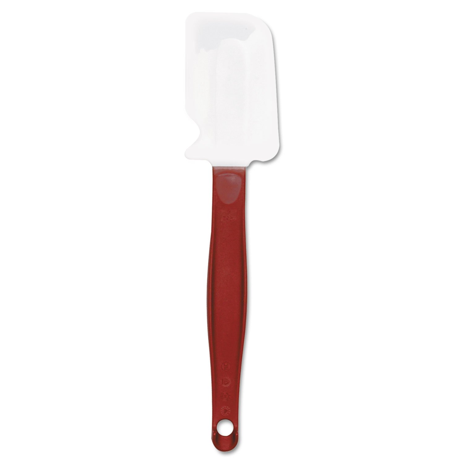 Rubbermaid Commercial Products FG1962000000, High-Heat Silicone Spatula, 24 cm, Red Handle