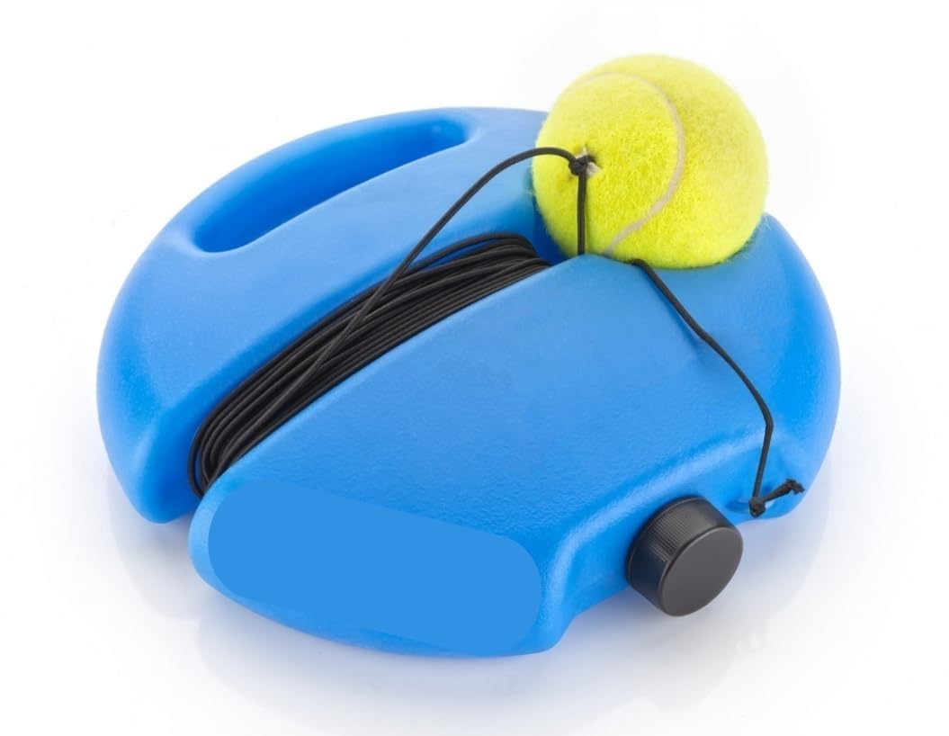 Pluspicks Reflex Tennis Trainer Rebound Ball,Solo Tennis Training Equipment for Self-Pracitce,Portable Tool,Tennis Rebounder Kit Multicolor(No Racket Included)