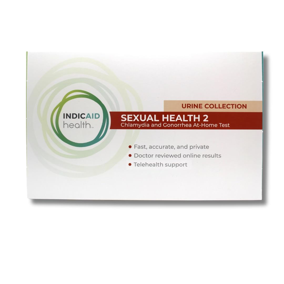 Sexual Health Test 2 for Men & Women - Chlamydia and Gonorrhea Test - at-Home Collection Test for Chlamydia and Gonorrhea