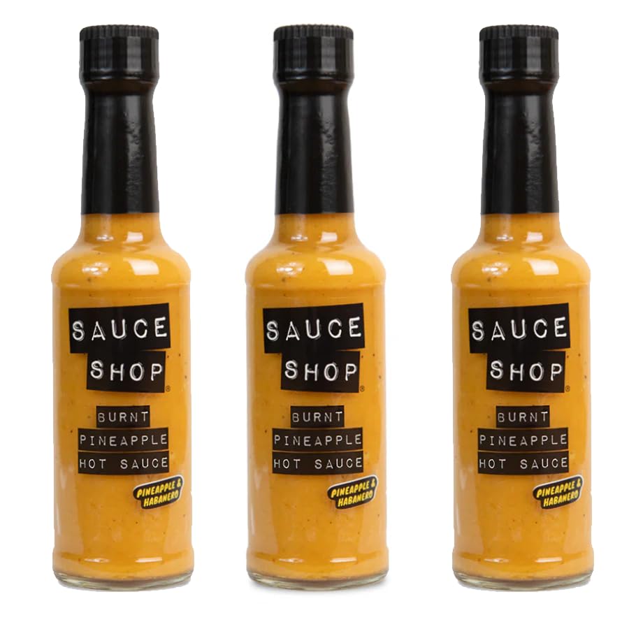 Sauce Shop - Burnt Pineapple Hot Sauce - 160g - Pack of 3