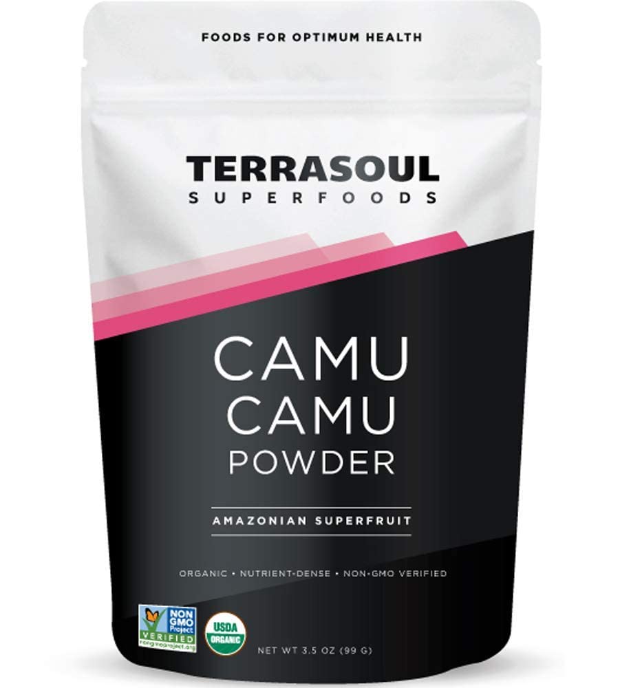 Terrasoul SuperfoodsOrganic Camu Camu Powder, 7 Oz (2 Pack) - Raw | Vitamin C | Immune Support