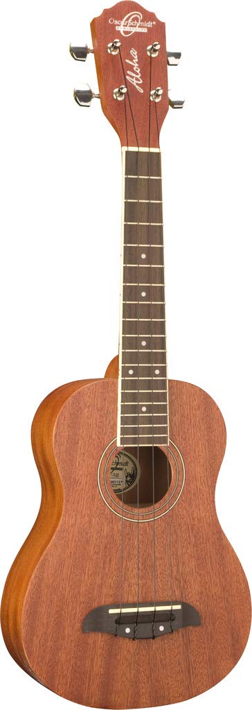 Oscar Schmidt OU2LH Left Handed Mahogany Concert Ukulele - Natural