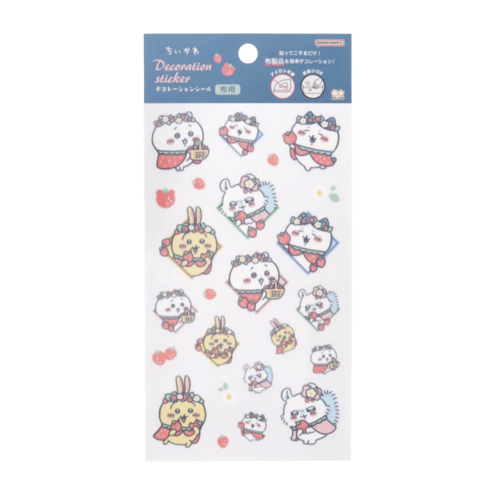 SUN-STARStationery S8585482 Chiikawa Stickers, Decoration Stickers, Strawberry Cape