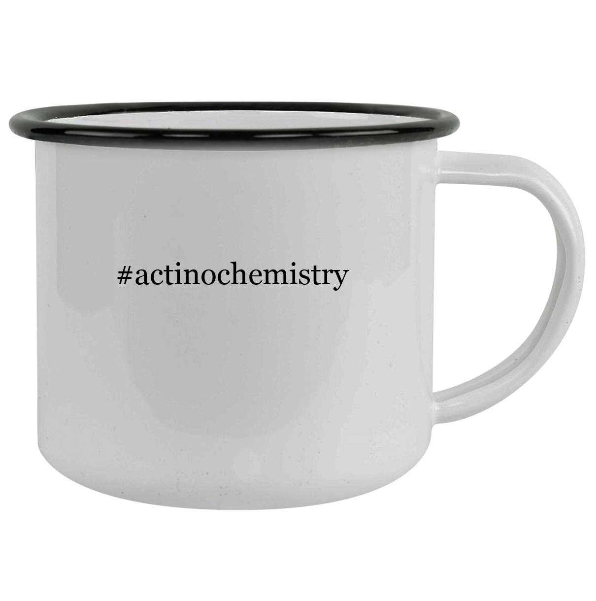 Molandra Products #actinochemistry - 12oz Hashtag Camping Mug Stainless Steel, Black