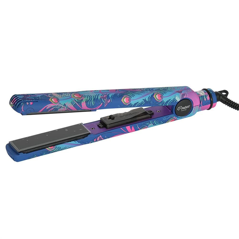 Couture Hair Pro Hair Straightener - Premium Quality Hair tools (Peacock)