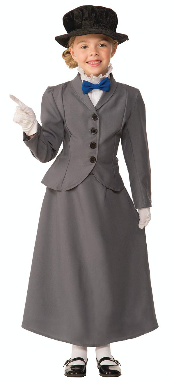 Forum Novelties Girl's English Nanny Costume, Small