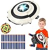 KooRare Shield Dart-Blasting Toys for Guns-Toys for Superhero 6 7 8 9+ Year Old Boys,Kids Roleplay Toy with Lights, with 30 Darts