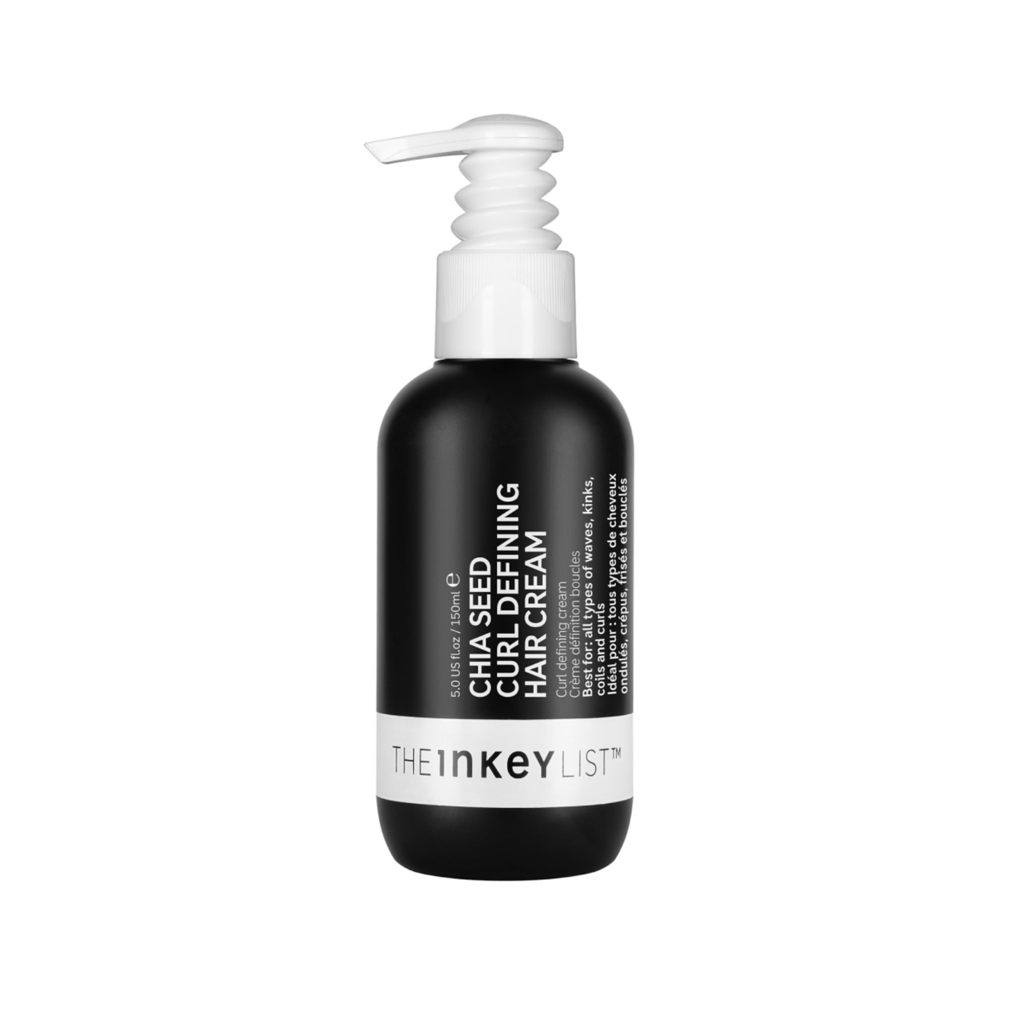 The INKEY ListChia Seed Curl Defining Hair Treatment 150ml | Hydrates Curls | Tames Frizz | Fragrance Free | Suitable For All Hair Types