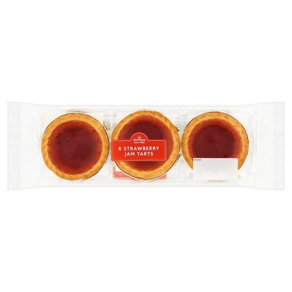 Morrisons Strawberry Jam Tarts 6 Pack