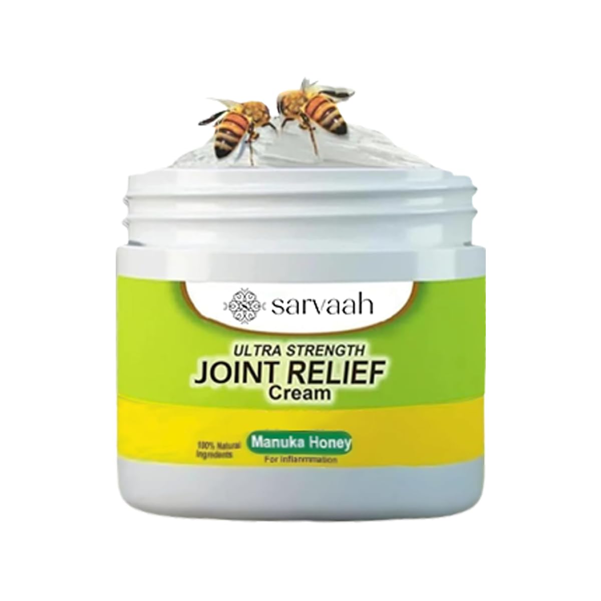 SARVAAH Bee Wax Pain Relief Cream | Bee Wax Joint and Bone Therapy Cream (100g) - Pack of 1