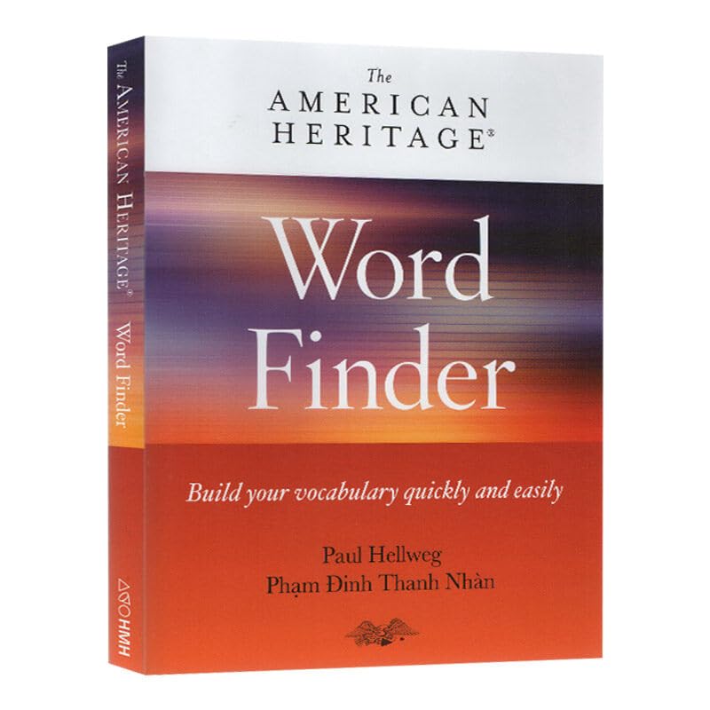 American Heritage Word Finder Original Language Learning Books