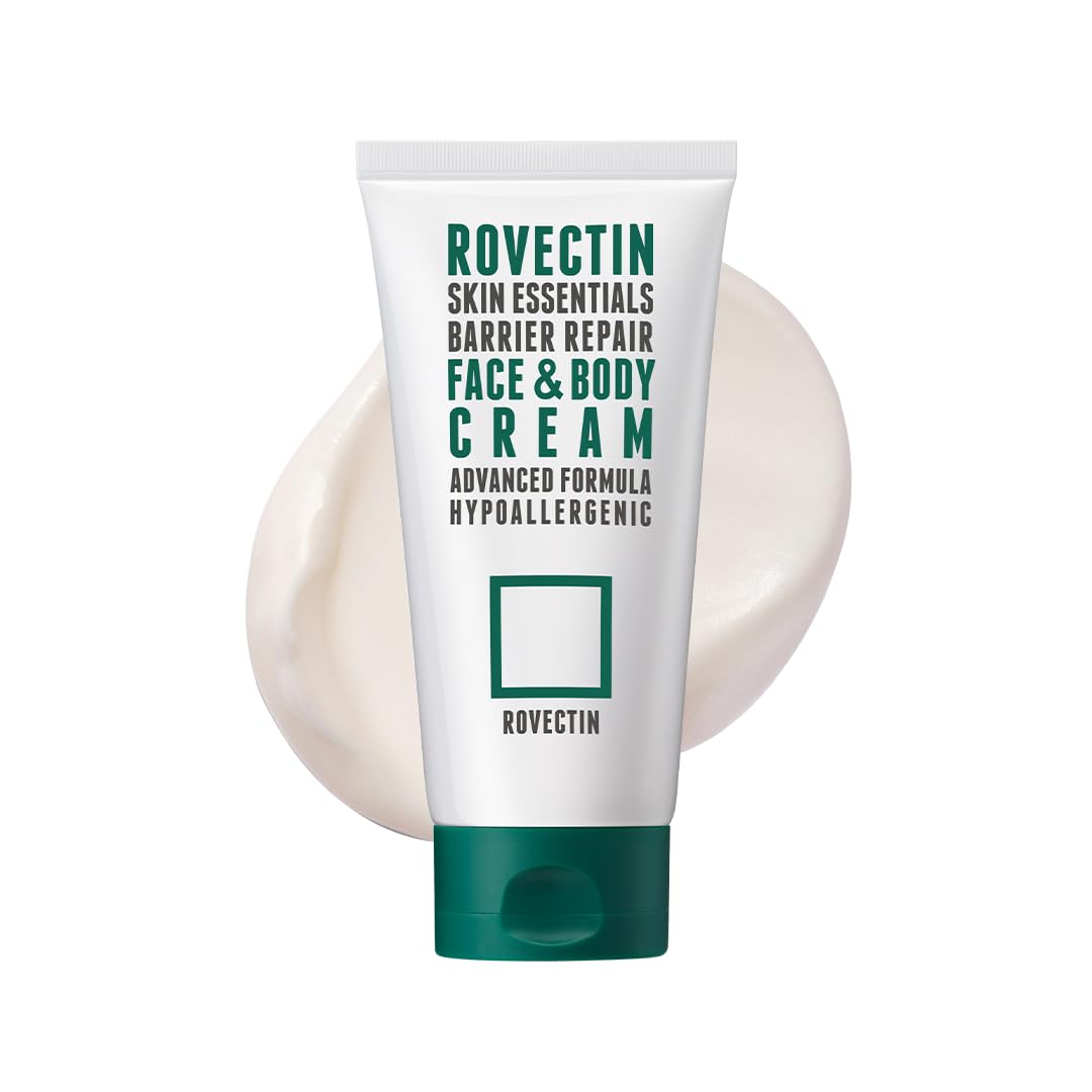 Rovectin Skin Essentials Barrier Repair Cream, 170ml -Moisturiser for Instant Hydration with Astaxanthin, Ceramide, Aloe Vera, and Avocado Oil