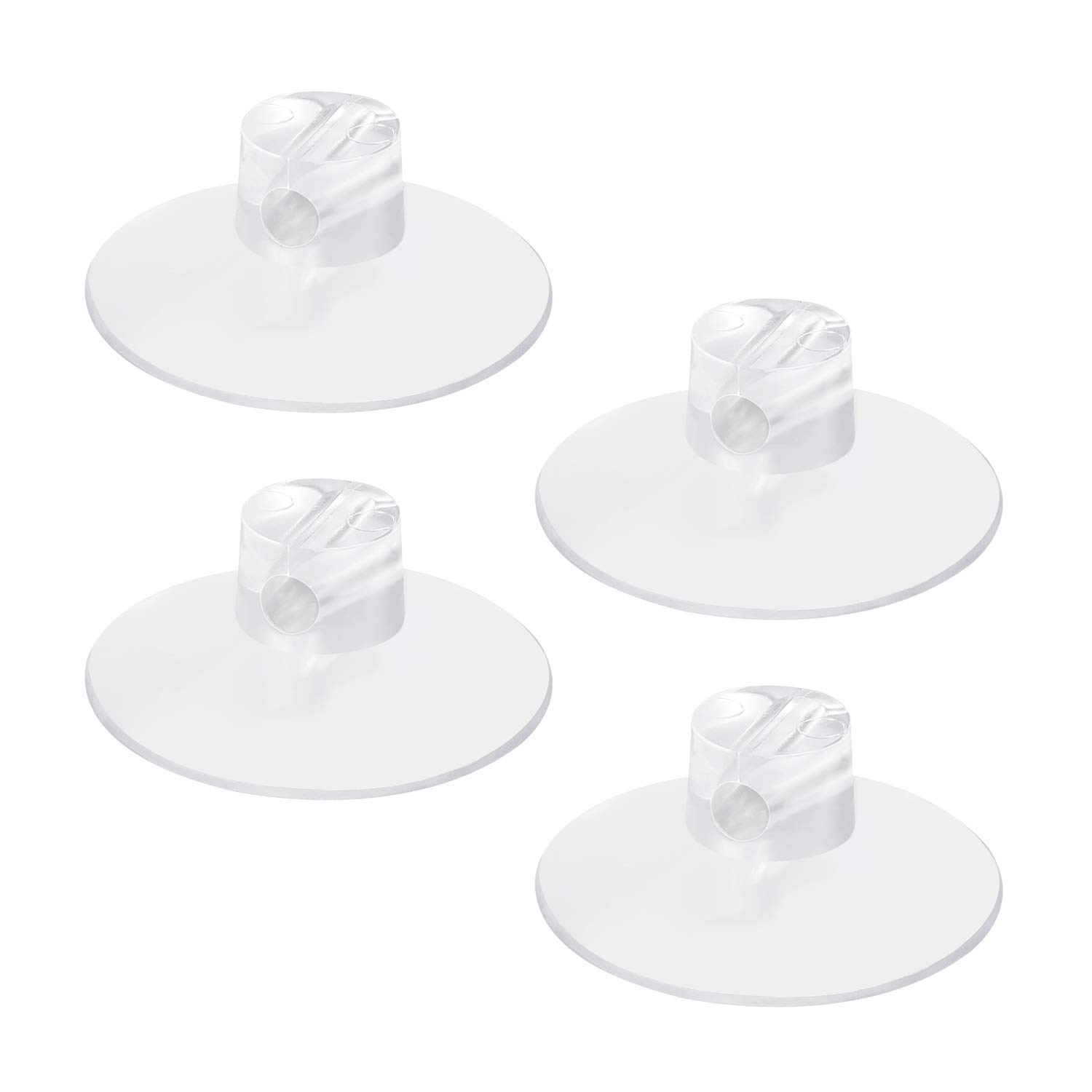 YiePhiot Shower Caddy Organizer Connectors Suction Cups for Bathroom, Heavy Strength Large Suction Cups without Hooks Replacement Suction Cups Compatible with Zenna Home, Simple Houseware (4 Pack)